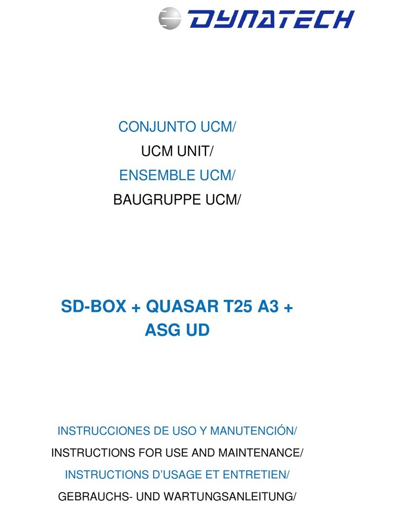 Dynatech SD-BOX Instructions for use and maintenance