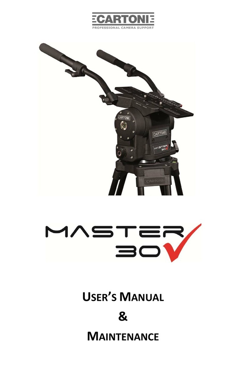 Cartoni MAXIMA 30 User Manual/Maintenance