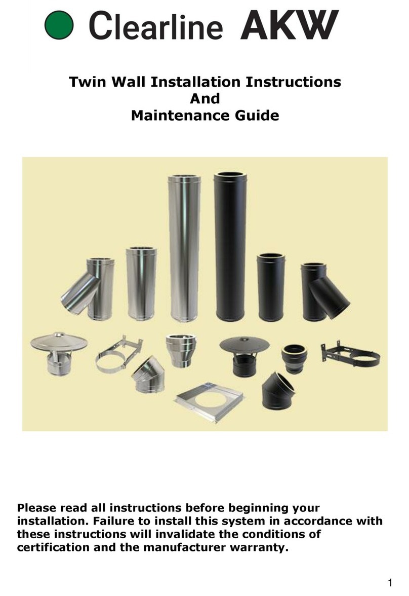 Clearline AKW Installation Instructions and Maintenance Guide Clearline AKW Installation Instructions and Maintenance Guide
