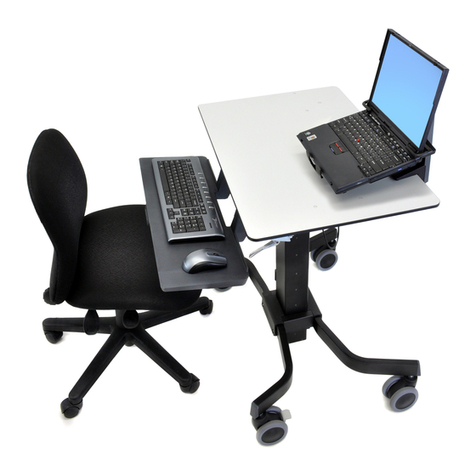 Ergotron TeachWell Mobile Digital WorkSpace Assembly instructions