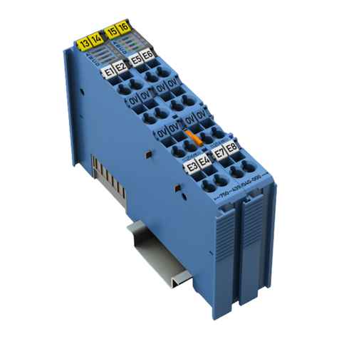 WAGO 750-439/040-000 User manual
