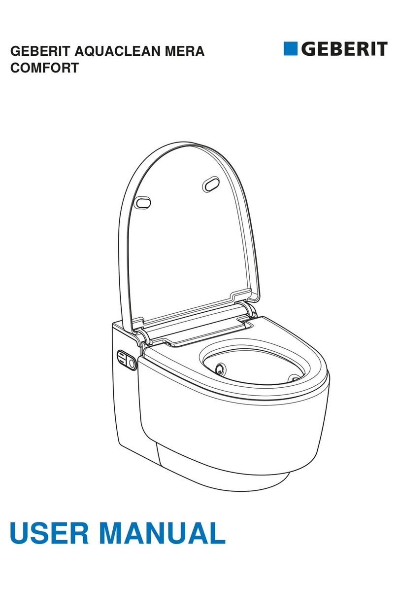 Geberit AQUACLEAN MERA COMFORT user manual