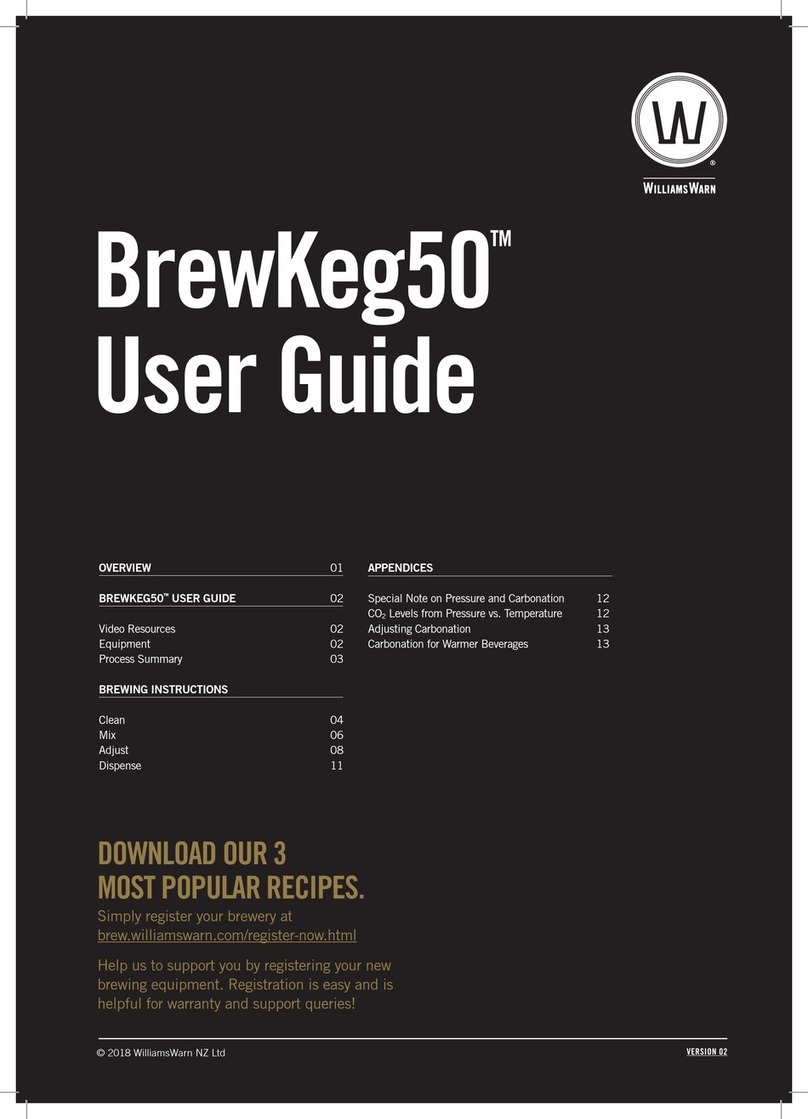 WILLIAMSWARN BrewKeg50 user guide