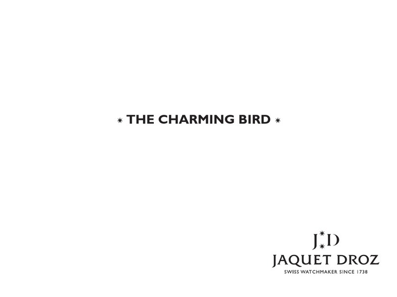 Jaquet Droz THE CHARMING BIRD manual