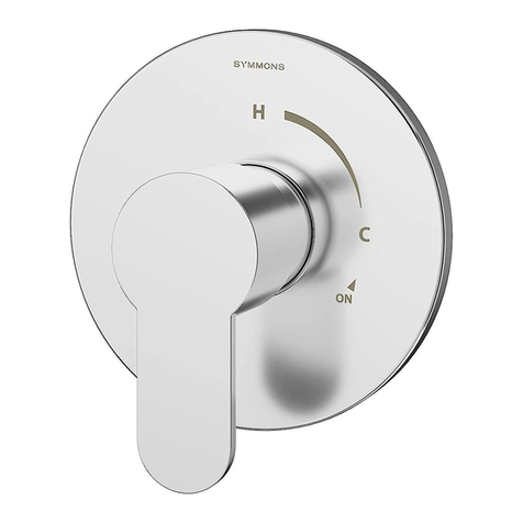 Symmons Identity Trim Series Installation instructions