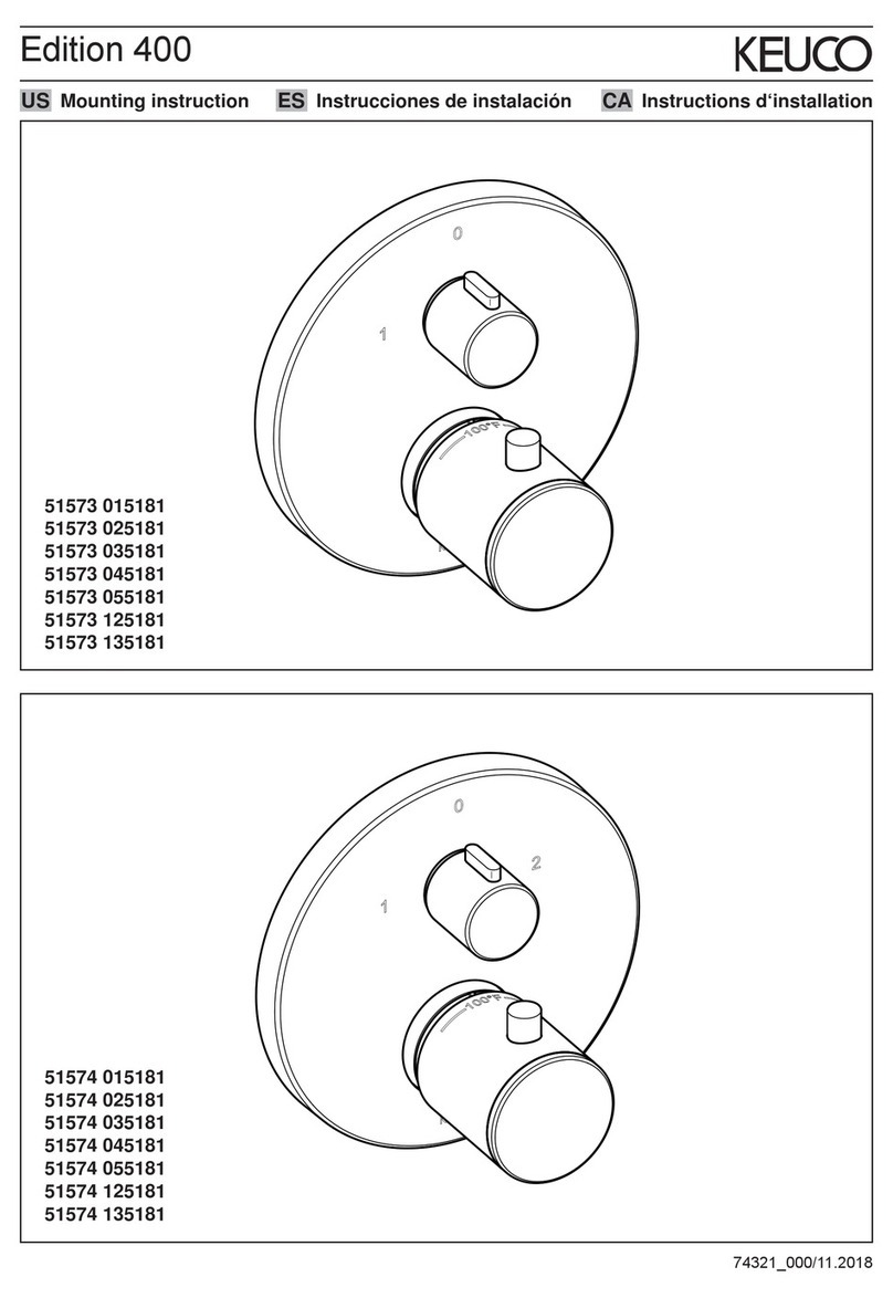 KEUCO Edition 400 51573 015181 Mounting instruction KEUCO Edition 400 51573 015181 Mounting instruction