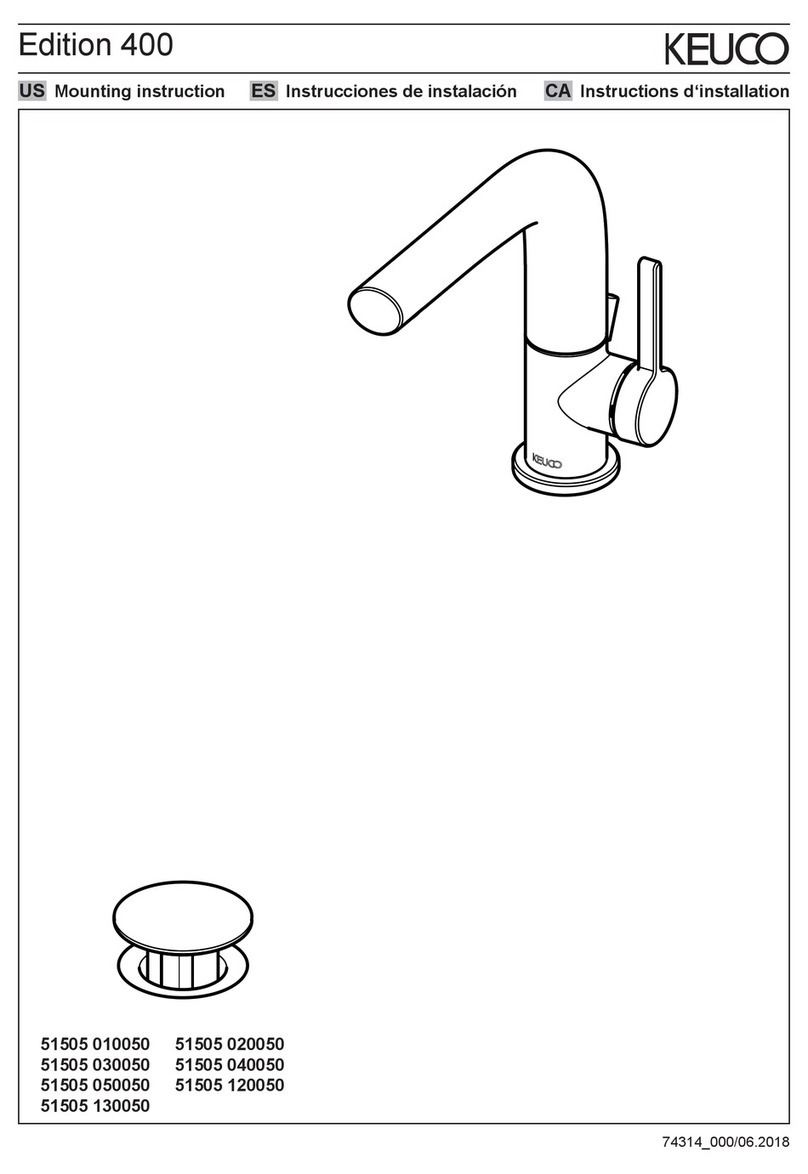 KEUCO Edition 400 51505 010050 Mounting instruction KEUCO Edition 400 51505 010050 Mounting instruction