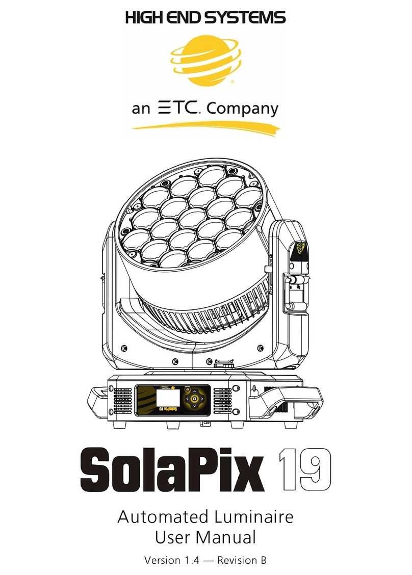 ETC High End Systems SolaPix 19 User manual ETC High End Systems SolaPix 19 User manual
