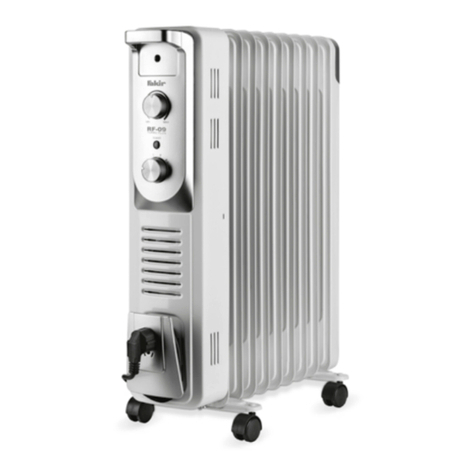 Fakir Prestige RF-O9 TURBO PLUS manual