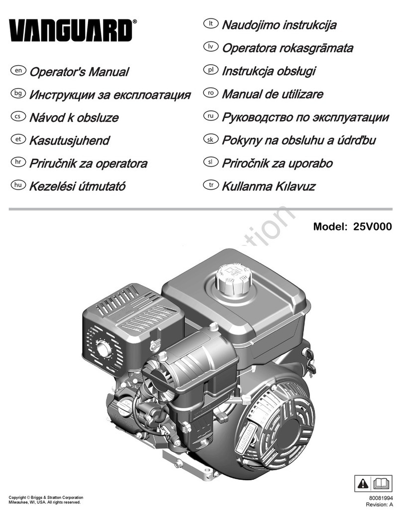 Vanguard 25V000 User manual