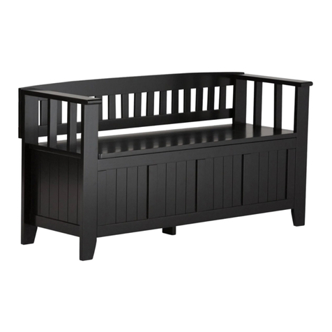 Simpli Home WyndenHall Brooklyn + Max ENTRYWAY STORAGE BENCH... manual Simpli Home WyndenHall Brooklyn + Max ENTRYWAY STORAGE BENCH... manual