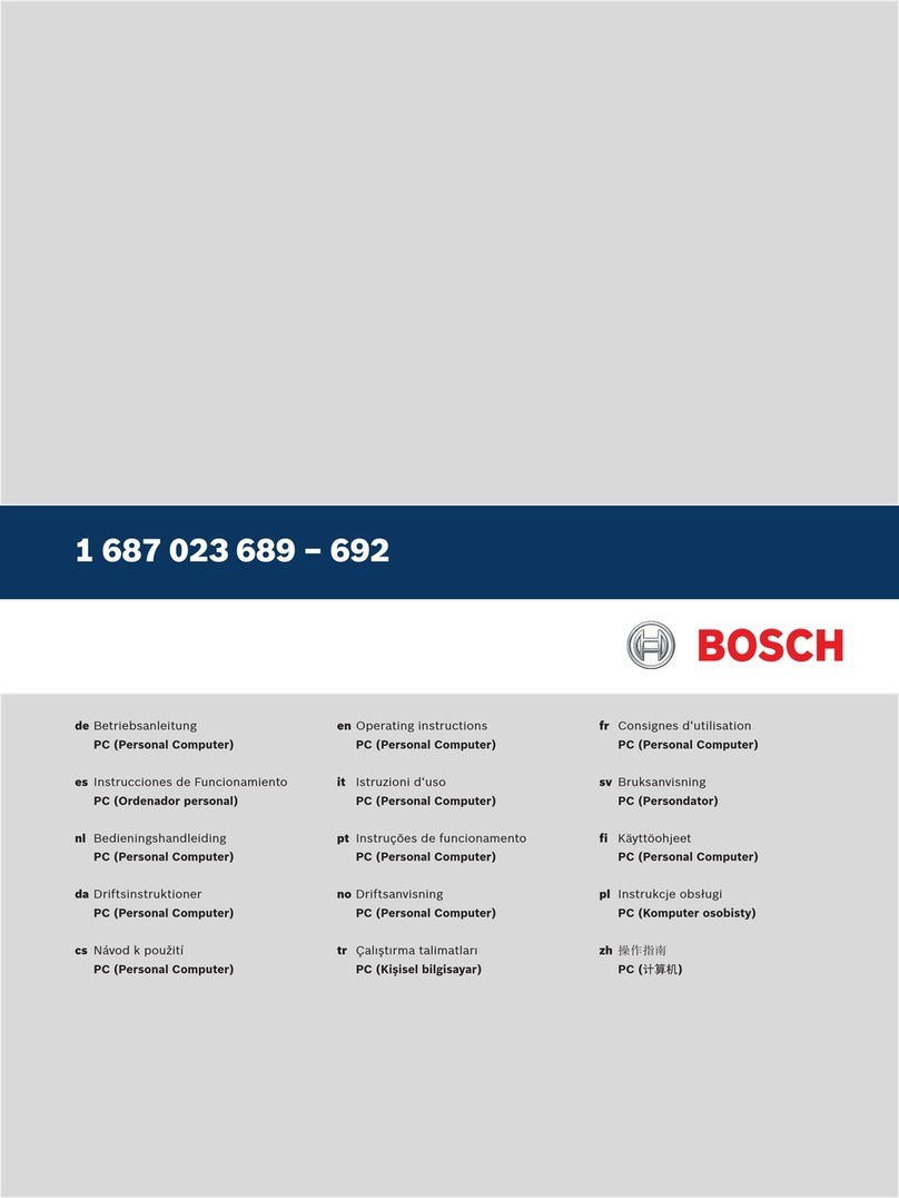 Bosch 1 687 023 689 User manual