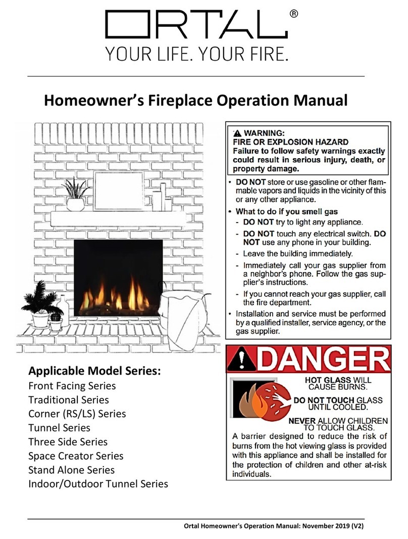 ORTAL Front Facing Series Operation manual