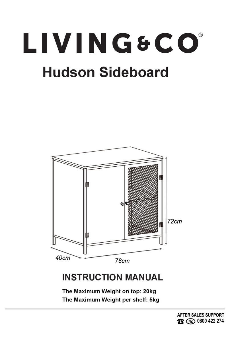 Living & Co Hudson instruction manual