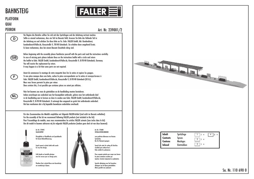 Faller PLATFORM User manual