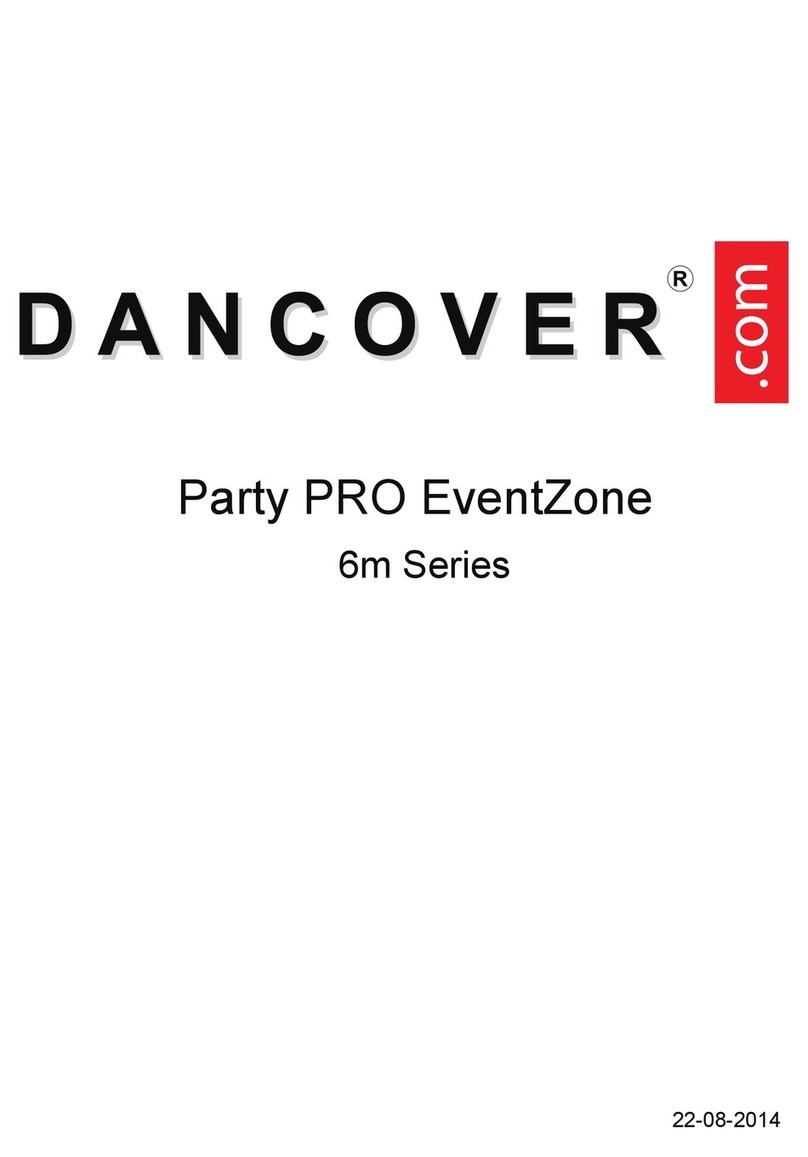 Dancover PRO EventZone 9m Series manual