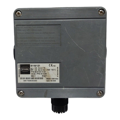 Stahl 8118/1 Series operating instructions