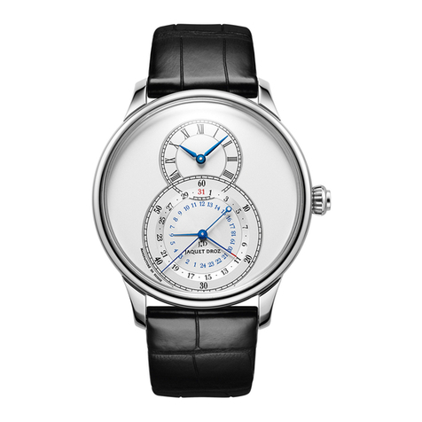 Jaquet Droz GRANDE SECONDE DUAL TIME manual