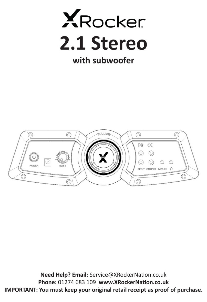 XROCKER 2.1 Wireless manual