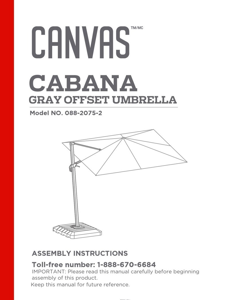 Canvas CABANA Assembly instructions