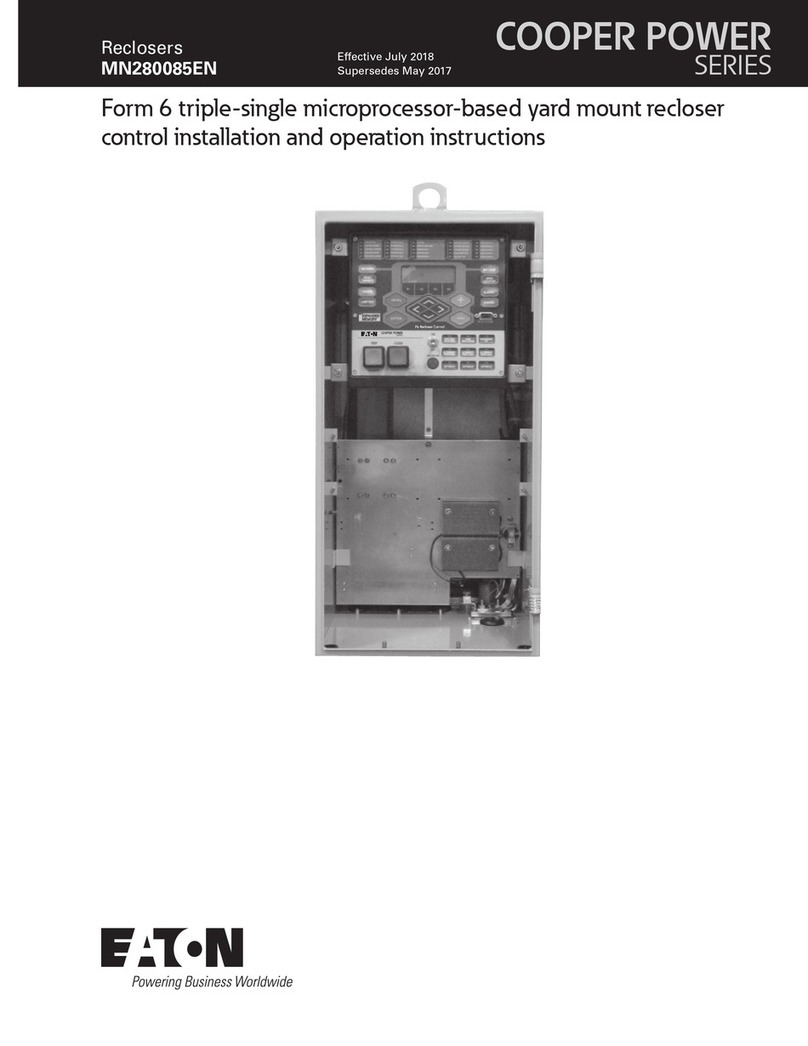 Eaton COOPER POWER SERIES User manual Eaton COOPER POWER SERIES User manual