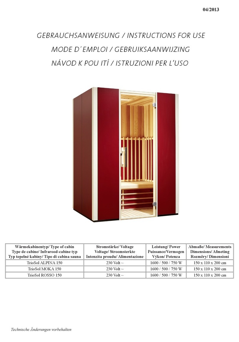 infra world TrioSol Alpina 150 Instructions for use