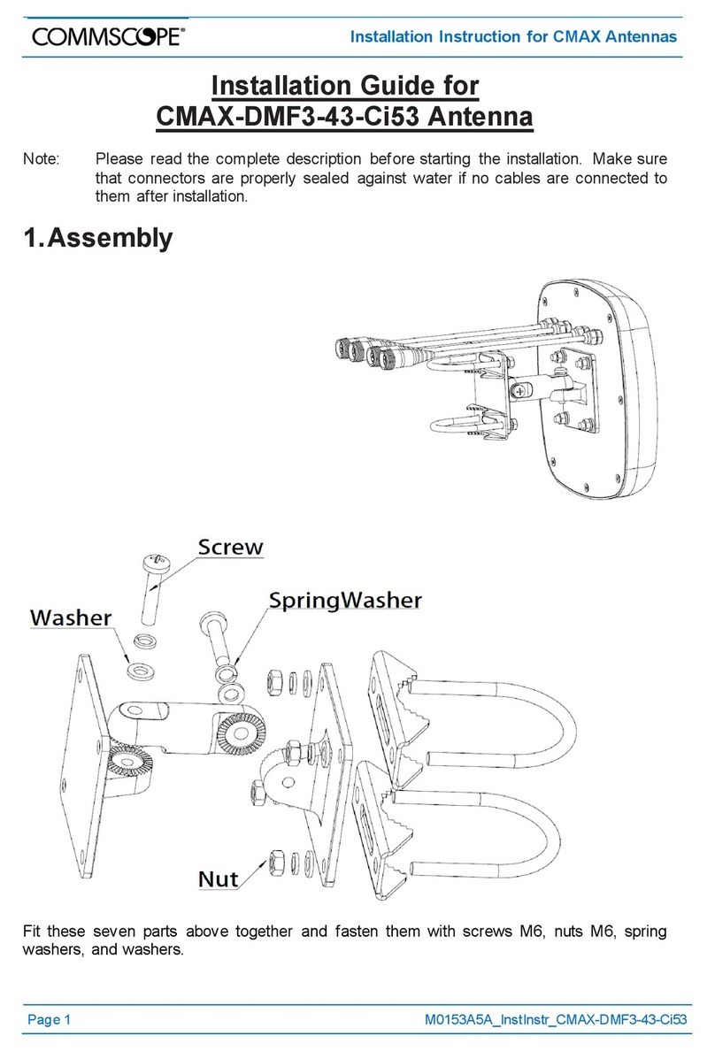 CommScope CMAX-DMF3-43-Ci53 User manual CommScope CMAX-DMF3-43-Ci53 User manual