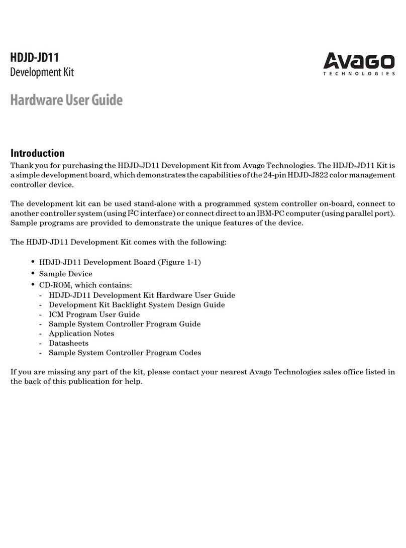 Avago HDJD-JD11 Installation manual