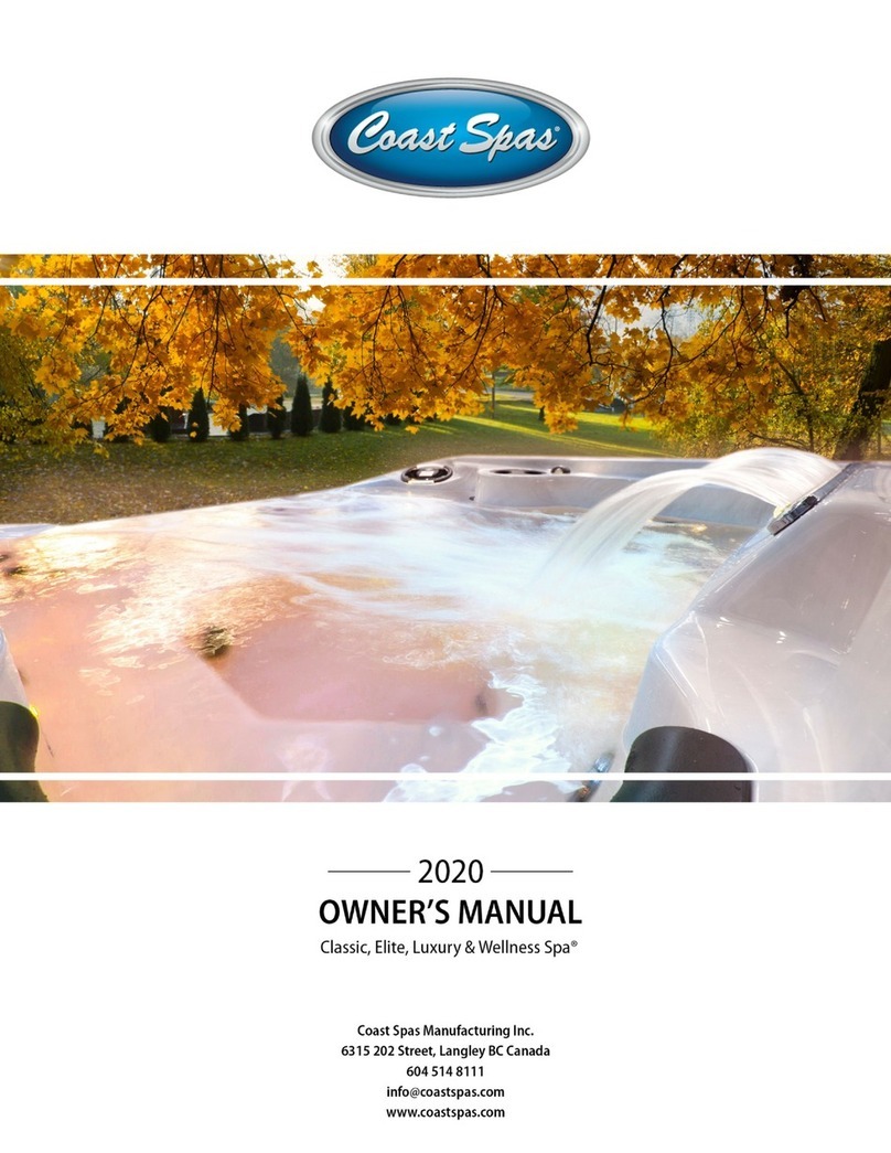 Coast Spas Classic Series User manual