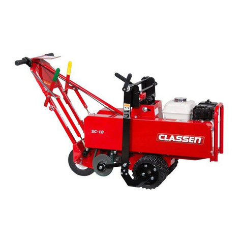 Classen SC-18A/5.5 Operator's and safety manual