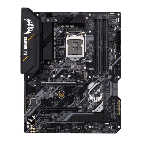 Asus TUF GAMING H470-PRO User manual Asus TUF GAMING H470-PRO User manual