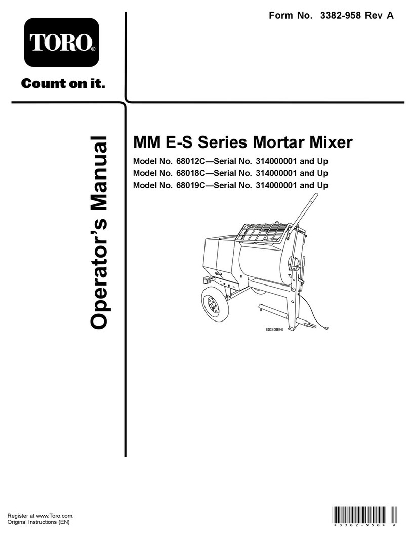 Toro MM E-S Series User manual