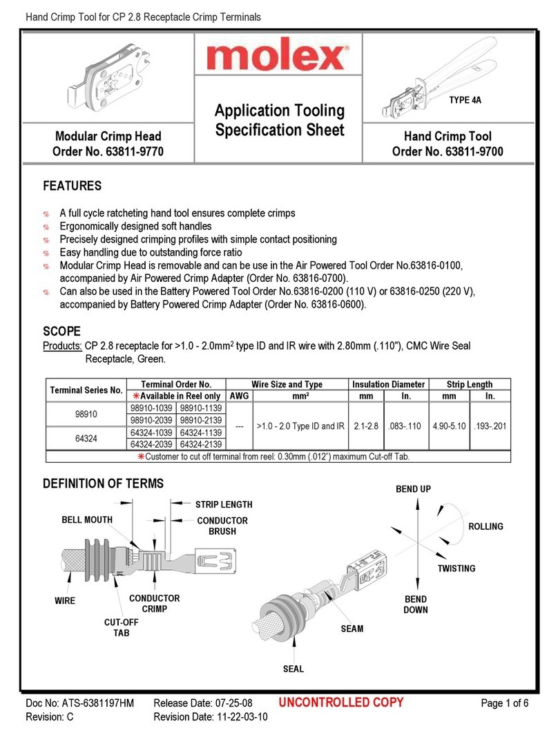 molex 207129 Series User manual molex 207129 Series User manual