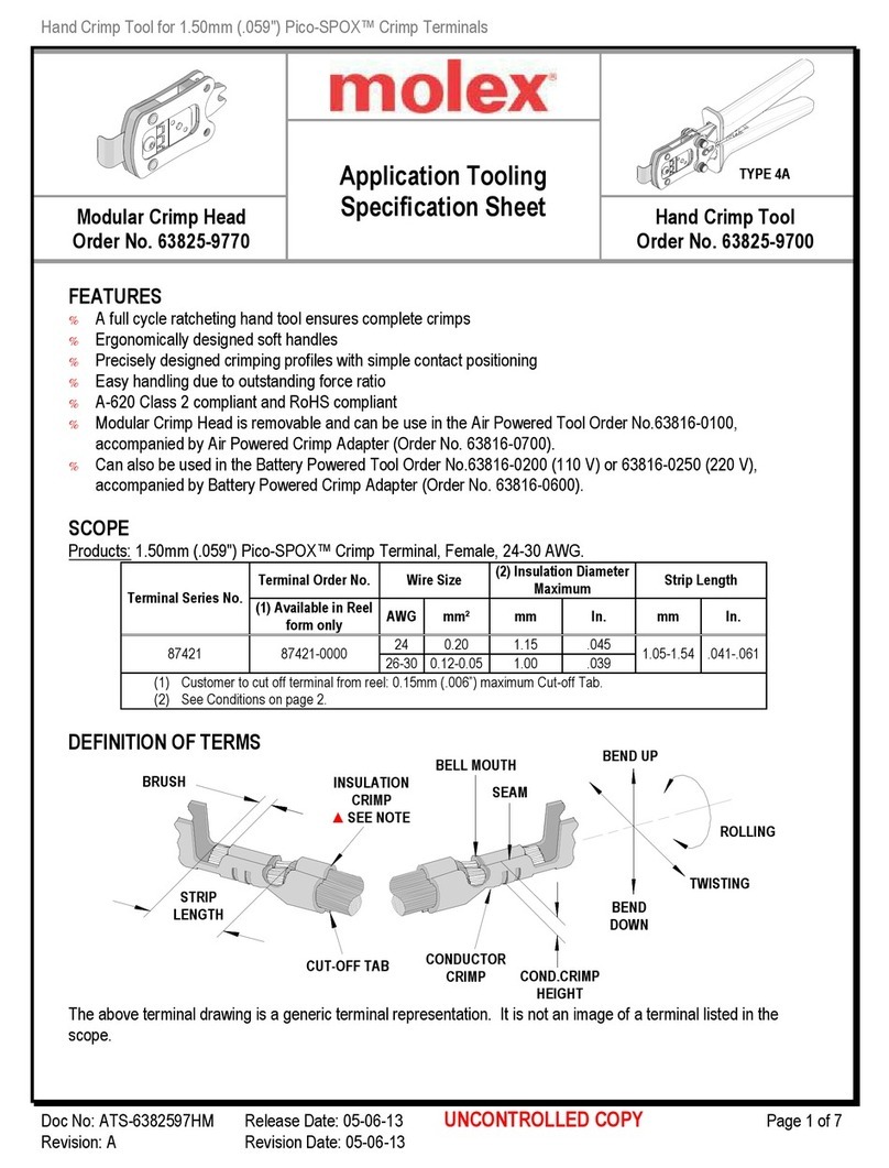 molex 207129 Series User manual