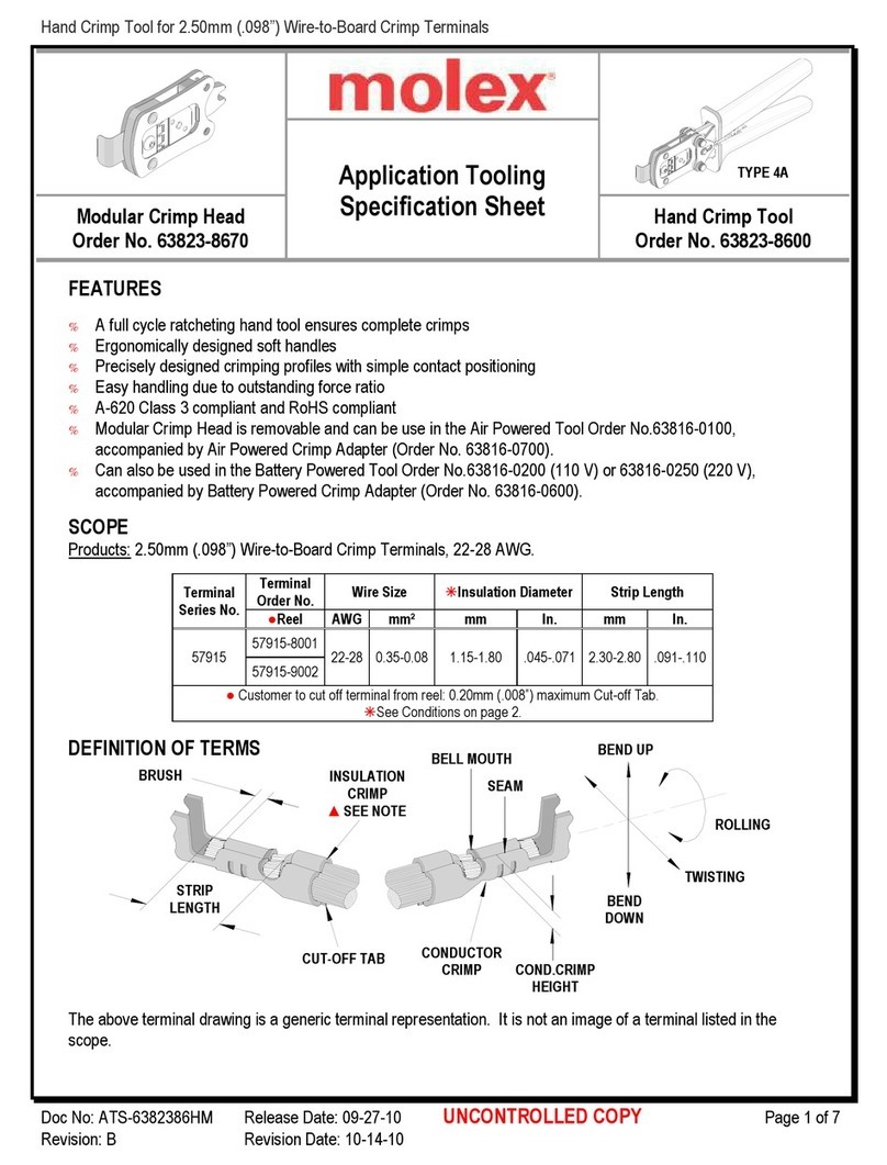 molex 207129 Series Specification sheet