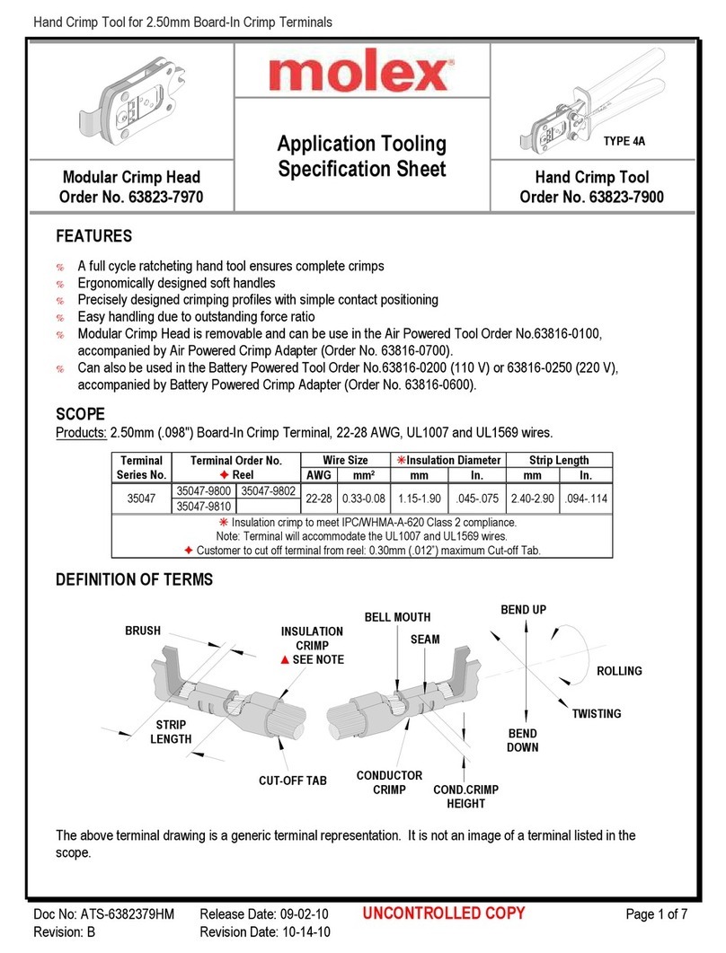 molex 63823-7970 User manual molex 63823-7970 User manual