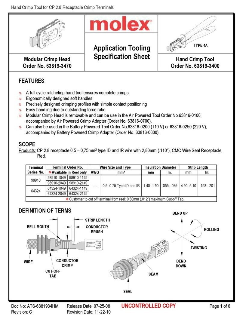 molex 207129 Series User manual molex 207129 Series User manual