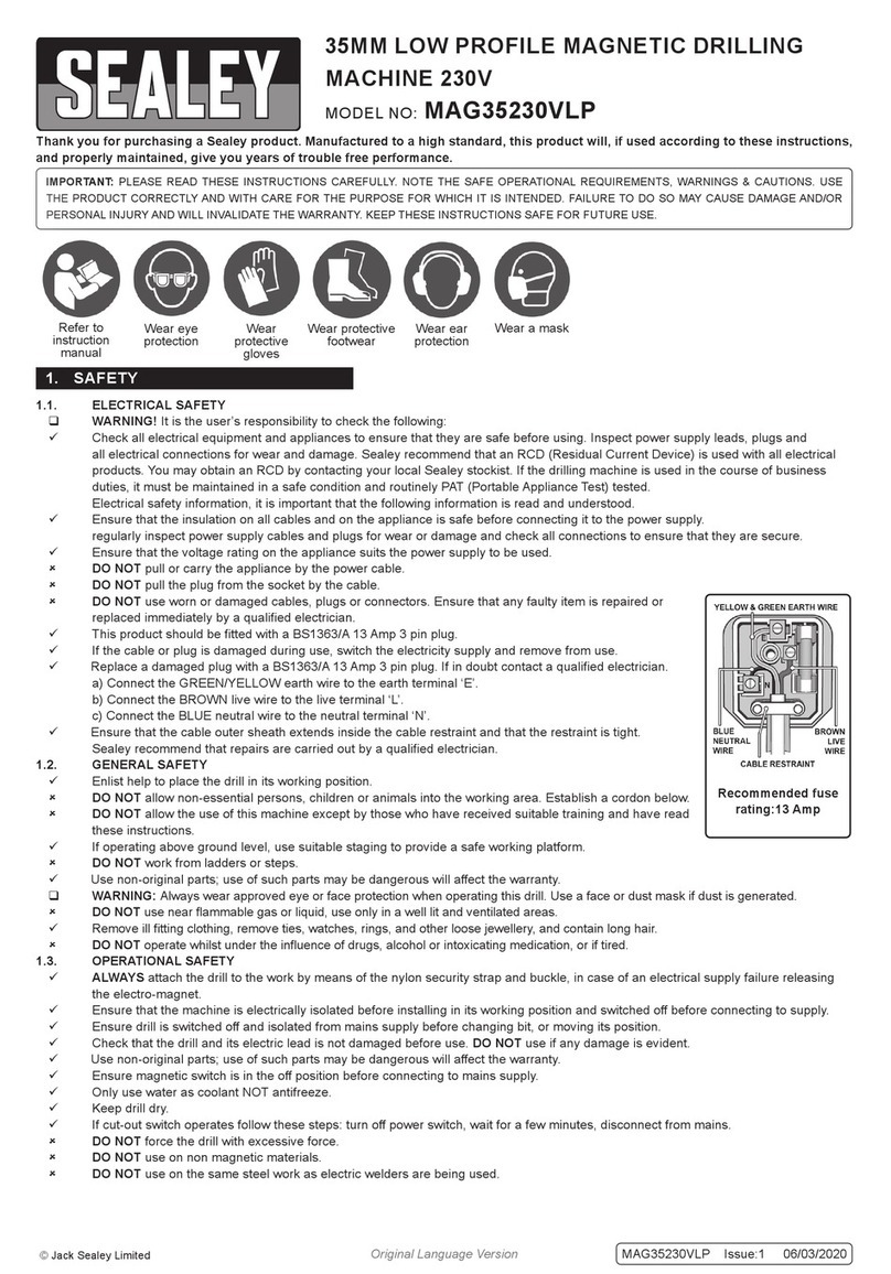 Sealey MAG35230VLP User manual