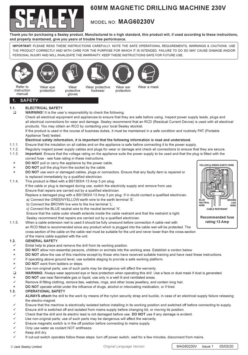 Sealey MAG60230V manual