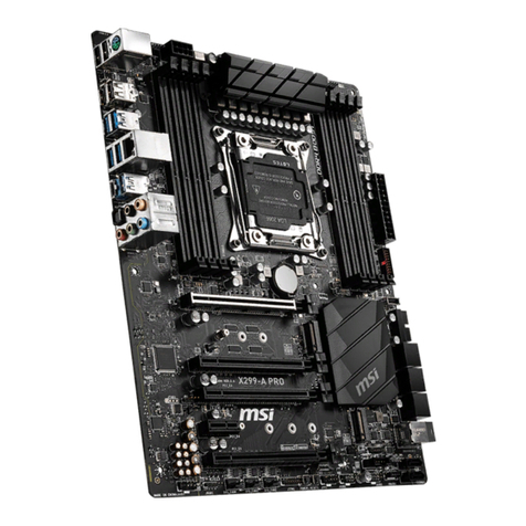 MSI X299-A PRO User manual