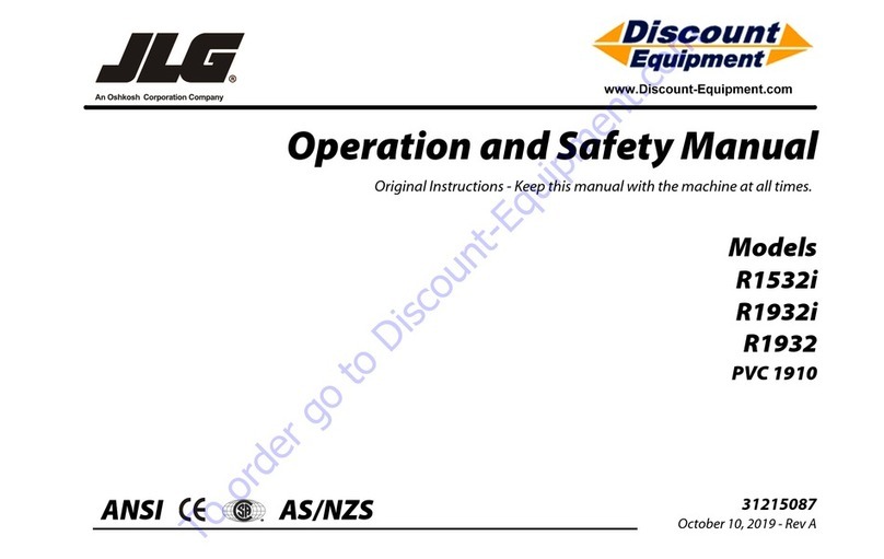 JLG R1532i Operation and safety manual
