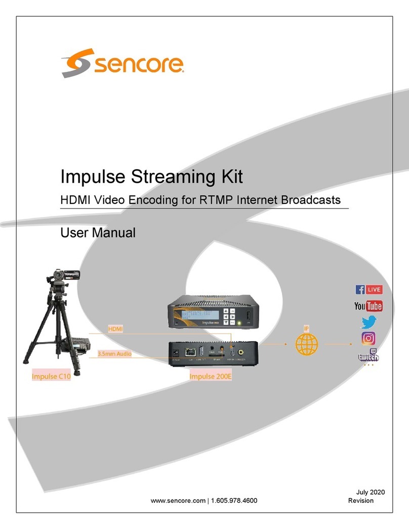 Sencore Impulse Streaming Kit user manual