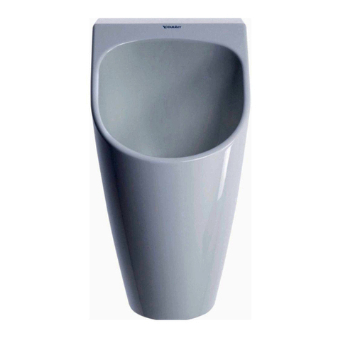 DURAVIT Rimless ME by Starck Dry 2814300000 Mounting instructions