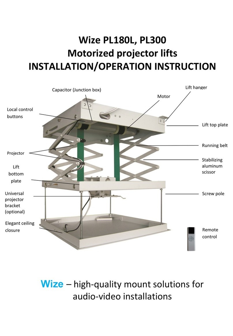 Wize PL180L Installation &  operation instruction