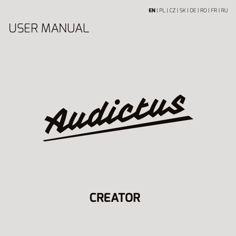 AUDICTUS CREATOR user manual