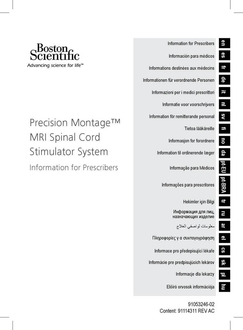 Boston Scientific Precision Montage Owner's manual Boston Scientific Precision Montage Owner's manual