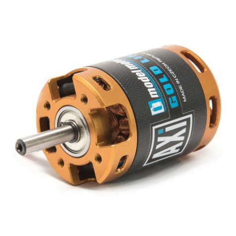 MODEL MOTORS AXI Series User manual