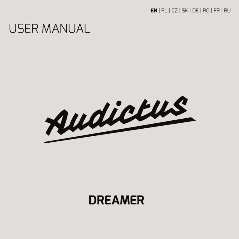 AUDICTUS DREAMER user manual
