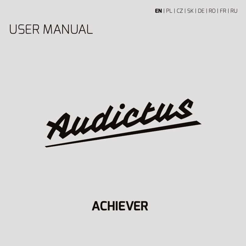 AUDICTUS ACHIEVER user manual