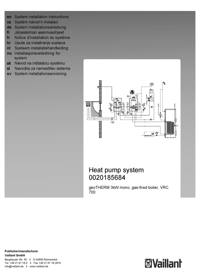 Vaillant 0020185684 User guide
